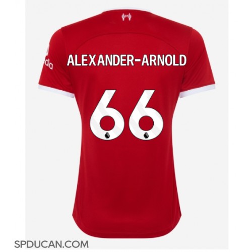 Zenski Nogometni Dres Liverpool Alexander-Arnold #66 Domaci 2023-24 Kratak Rukav